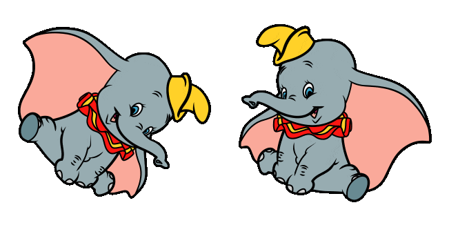 dumbo animated custom cursor
