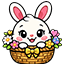 Easter Cute Bunny & Chick