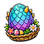 Easter Cute Dragon & Egg