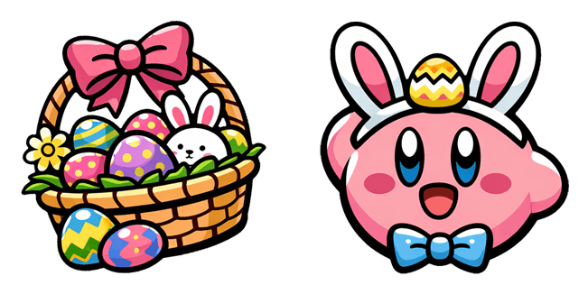 easter kirby basket custom cursor