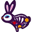 Easter Skeleton Bunny & Egg Animated