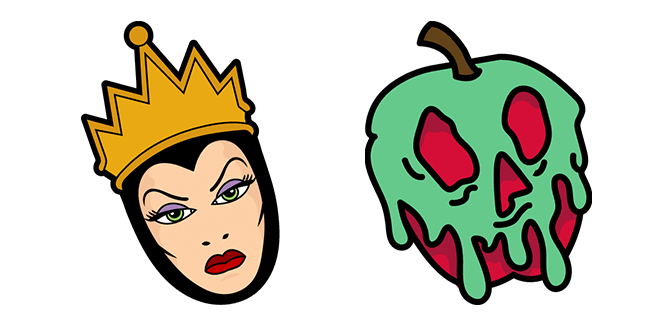 evil queen grimhilde poison apple custom cursor