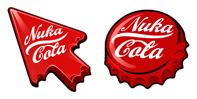 fallout nuka cola bottle cap custom cursor