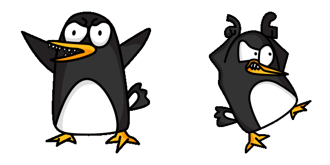 fancy pants adventures angry penguin animated custom cursor