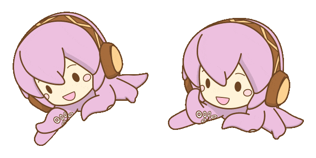 fanloid tako luka animated custom cursor