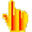 Fire Color Pixel Animated