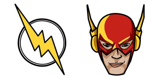 flash logo custom cursor