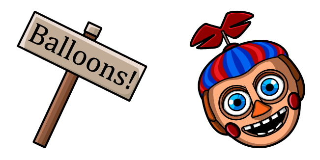 fnaf balloon boy plate custom cursor