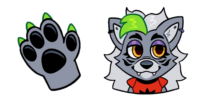 fnaf roxanne wolf custom cursor