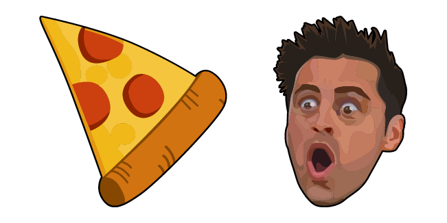 friends joey tribbiani pizza custom cursor