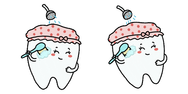 funny tooth animated custom cursor