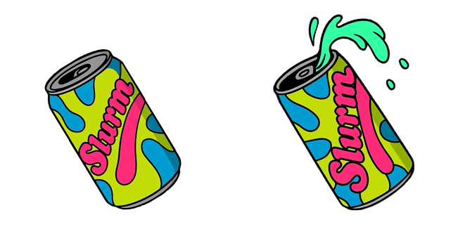 futurama slurm custom cursor