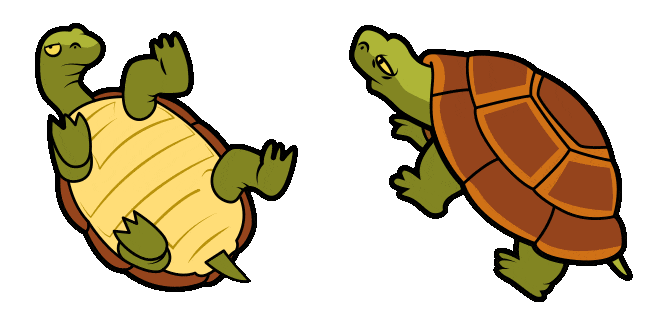 futurama turtle animated custom cursor