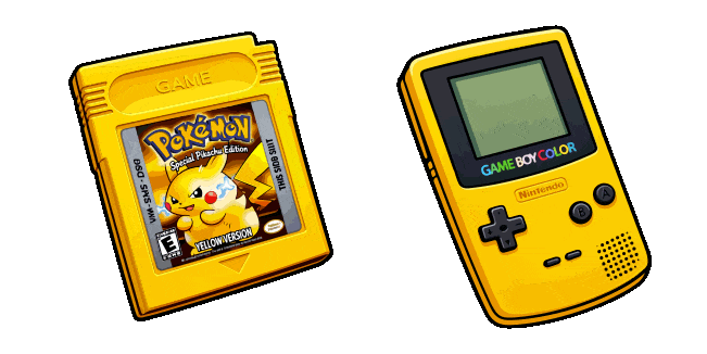 game boy color pokemon cartridge animated custom cursor