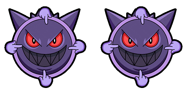 gengar crosshair animated custom cursor