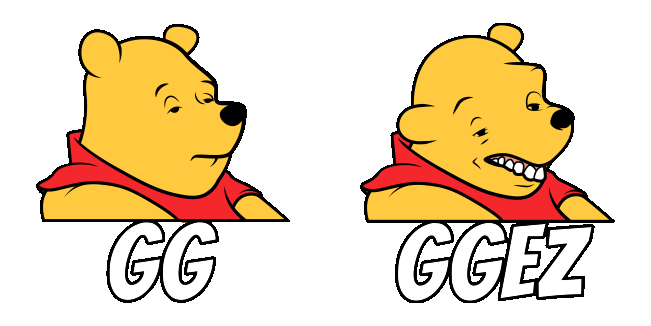 ggez pooh meme animated custom cursor