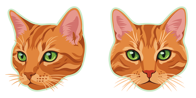 ginger tabby cat custom cursor