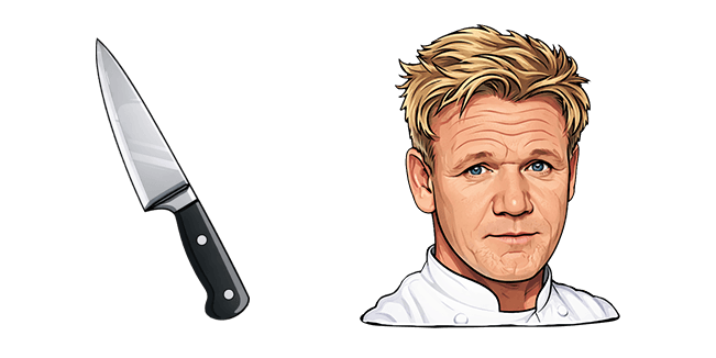 gordon ramsay knife custom cursor