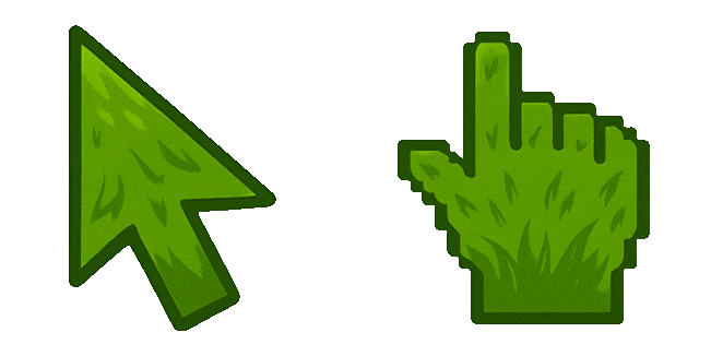 grass texture animated custom cursor