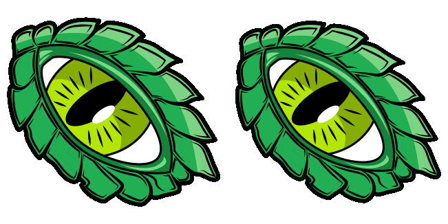 green dragon eye animated custom cursor