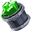 Green Gemstone & Gemstone Bucket 3D