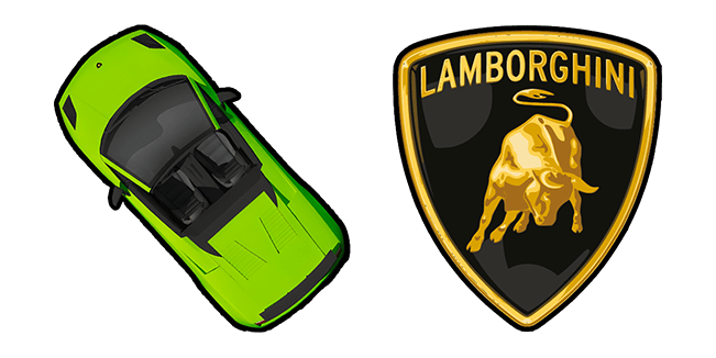 green lamborghini gallardo spyder custom cursor
