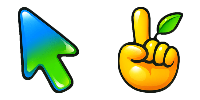 green touch custom cursor