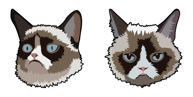 grumpy cat custom cursor