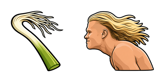 haaland onion meme custom cursor