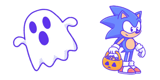 halloween sonic ghost custom cursor