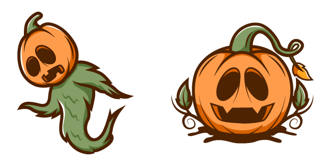 halloween strange pumpkin custom cursor