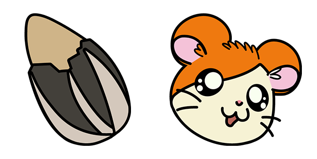 hamtaro sunflower seed custom cursor