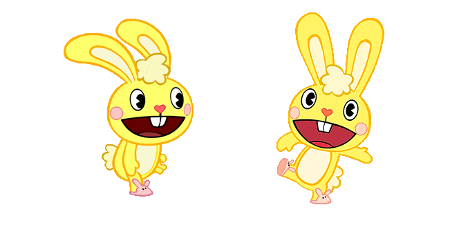 Happy Tree Friends Cuddles Animated Cursor - Sweezy Cursors
