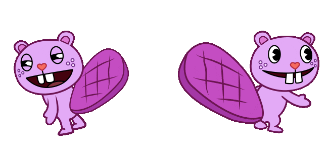 happy tree friends toothy animated custom cursor