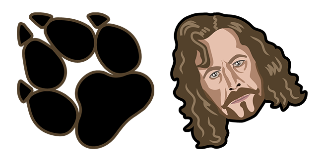 harry potter sirius black padfoot paw custom cursor