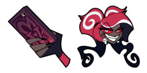 Hazbin Hotel Velvette & Phone Cursor - Cartoons Cursors - Sweezy