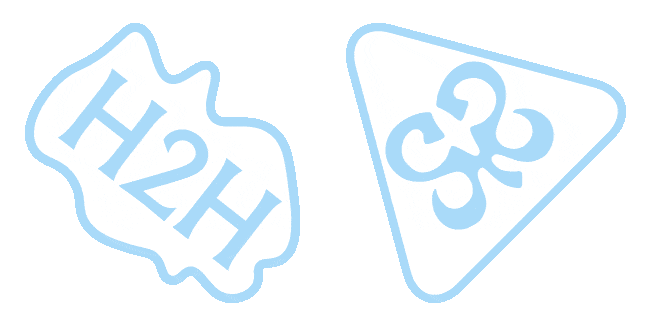 hearts2hearts logo animated custom cursor