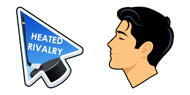 heated rivalry shane hollander animated custom cursor