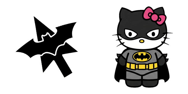 hello kitty batman custom cursor