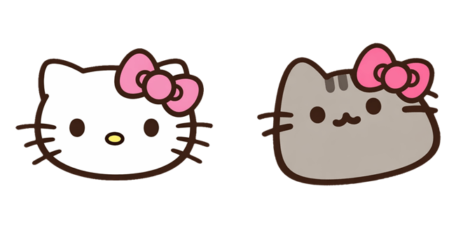 hello kitty pusheen custom cursor