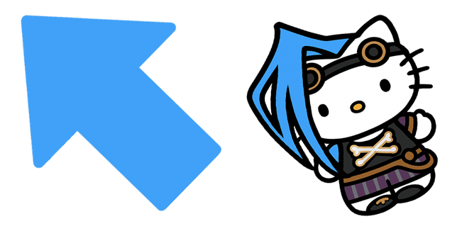 hello kitty x jinx mashup custom cursor