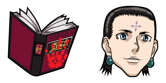 hunter x hunter chrollo lucilfer book custom cursor