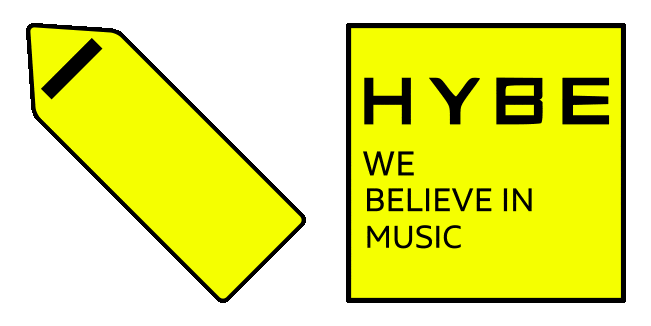 hybe corporation animated custom cursor