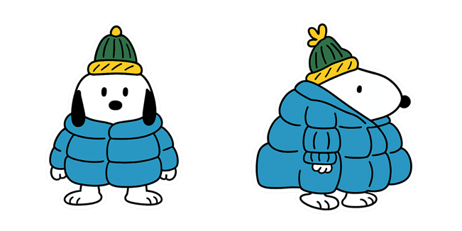 hypebeast snoopy in puffer custom cursor