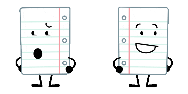 inanimate insanity paper animated custom cursor
