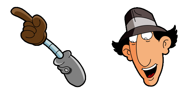 Inspector Gadget Animated Cursor - Sweezy Custom Cursors