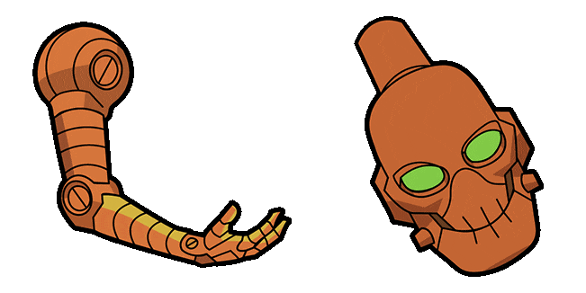 invincible robot animated custom cursor