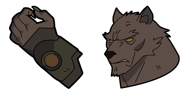 invincible wolf man custom cursor