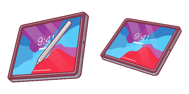 ipad animated custom cursor