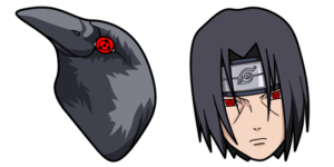 Naruto Itachi Uchiha & Crow Cursor - Sweezy Custom Cursors